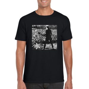 The Clash ‘Paul Simonon Rock Against Racism’ Iconic Crowd T-Shirt (Black)