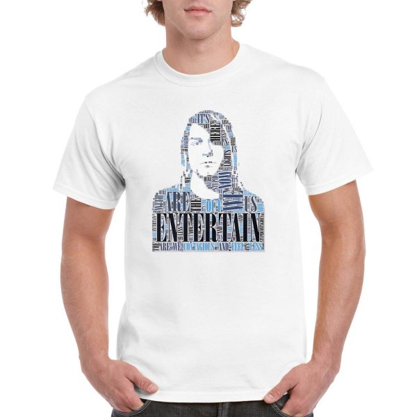 Nirvana ‘Smells Like Teen Spirit’ Lyric T-Shirt (Nevermind Album – White)